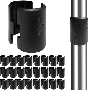 Draht Regal Clips - 28 Stück Kunststoff Metall Clips, 1 Zoll 1  - Bild 1 von 7