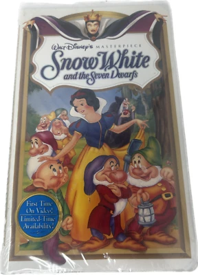 Disney Snow White & the Seven Dwarfs VHS Masterpiece Collection SEALED NEW - Image 1 of 3