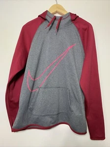 Nike Sweatshirt Womens Pull Over Hoodie Dri-Fit Front Pocket Size XL Multicolor - Picture 1 of 4