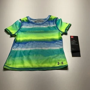 Underarmour Active Top Boys Size 6X NWT Multicolor Fitted Heat Gear UPF 50+ - Picture 1 of 16
