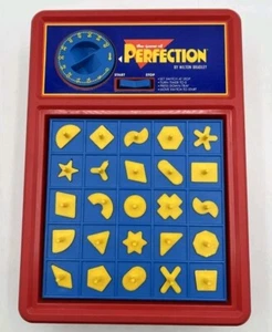 Juego de acción Perfection Timed Skill 1989 vintage Milton Bradley funciona sin caja - Imagen 1 de 6