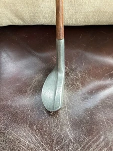 Antique Hickory Wood Shaft MacGregor Long Nose Alum Mallet Heavy Putter Golf Clu - Picture 1 of 7