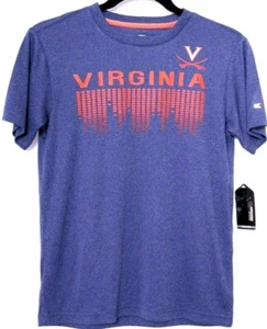 NEW Virginia Cavaliers Colosseum Heathered Navy Blue Tee T-Shirt Youth M 12-14 - Picture 1 of 9