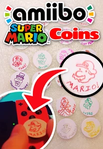 Super Mario Amiibo NFC Coins | 24 Amiibo Collection | PICK AND CHOOSE! Read - Picture 1 of 3