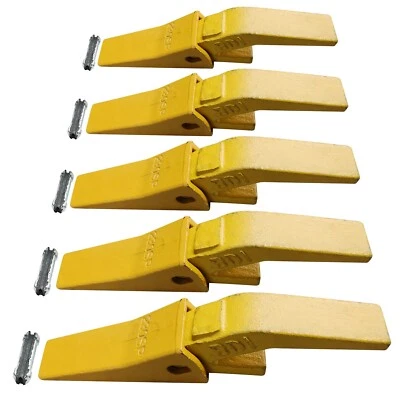 U43792 Adapter Shanks 230SP Forged Bucket Teeth w/ Pins For 23 230 Series -5 Set - Image 1 of 4