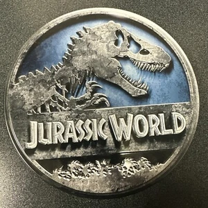 Jurassic World Blu Ray Target Exclusive Round Tin with Bonus Disc - Picture 1 of 4