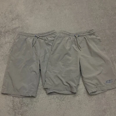 Eddie Bauer Swim Trunks Boys Large Blue Board Shorts Lightweight Quick Dry - Image 1 of 4