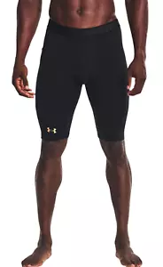 Under Armour, Rush Smartform lange Kompressionsshorts, schwarz, Größe: Herren Small - Bild 1 von 5