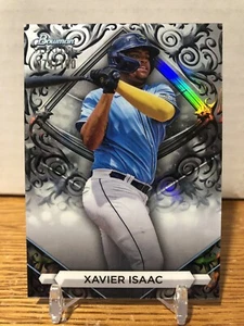 2023 Bowman Sterling Xavier Isaac Silber Refraktor/100 #BSP-90 - Bild 1 von 2