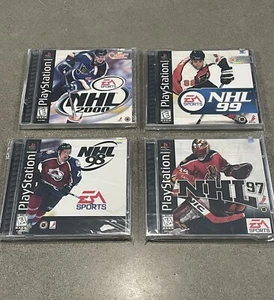Playstation 1 EA NHL Collection (NHL 97, NHL 98, NHL 99, NHL 2000) - Picture 1 of 13
