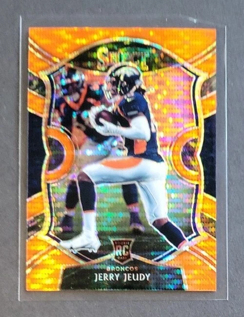 Jerry Jeudy 2020 Select Concourse Orange Pulsar Prizm RC #4/7 Rookie #56 RARE SP - Image 1 of 4