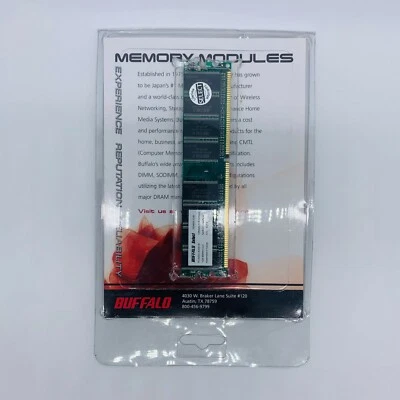 BUFFALO - DD4003-1GB/BR PC3200 DDR-400MHz CL3 Memory Module - Image 1 of 2