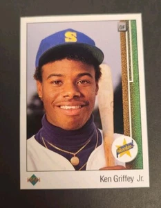 Ken Griffey Jr. 1989 Upper Deck M's Rookie Card #1 - Picture 1 of 2