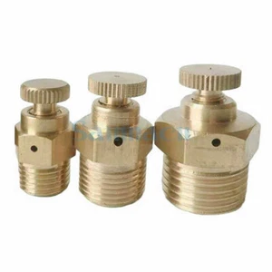 1/8"-1/2" BSP M8 M10 M12 Male Brass Manul Air Release Valve Vent Valve 1.6 Mpa - Picture 1 of 20