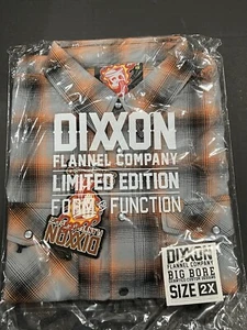 Dixxon Flannel Co Big Bore arancione rara limitata esaurita 2Xl nuova borsa Harley - Foto 1 di 1