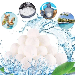 1.54lbs Pool Filter Balls for Sand Filters Reusable Eco-Friendly Cotton Balls... - Picture 1 of 6