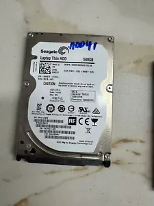 Seagate Laptop Thin 500GB 2.5" SATA 6.0Gb/s 7200 RPM 32MB Cache ST500LM021 HDD41 - Picture 1 of 1