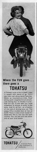 1963 Tohatsu CA2 Runpet Sport 50 Motorcycle Original Ad - Picture 1 of 1