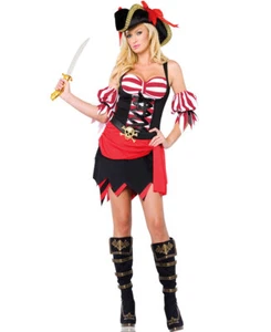 Nuevo Disfraz Sexy Pirata Pícaro Adulto Halloween Pierna Avenida 83528 - Imagen 1 de 3