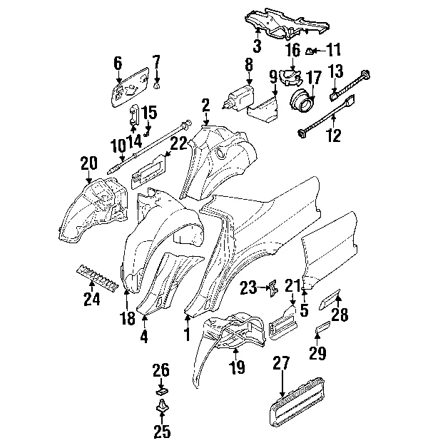 BMW 07129904150 GENUINO FABRICANTE DE EQUIPOS ORIGINALES CONJUNTO DE FAROS ANTINIEBLA TUERCA Foto 1 de 1