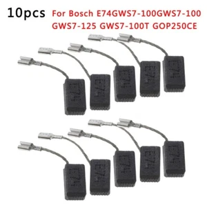 10x Carbon Brushes For Bosch E74/GWS7-100/GWS7-100 GWS7-125 GWS7-100T GOP250CE - Picture 1 of 4