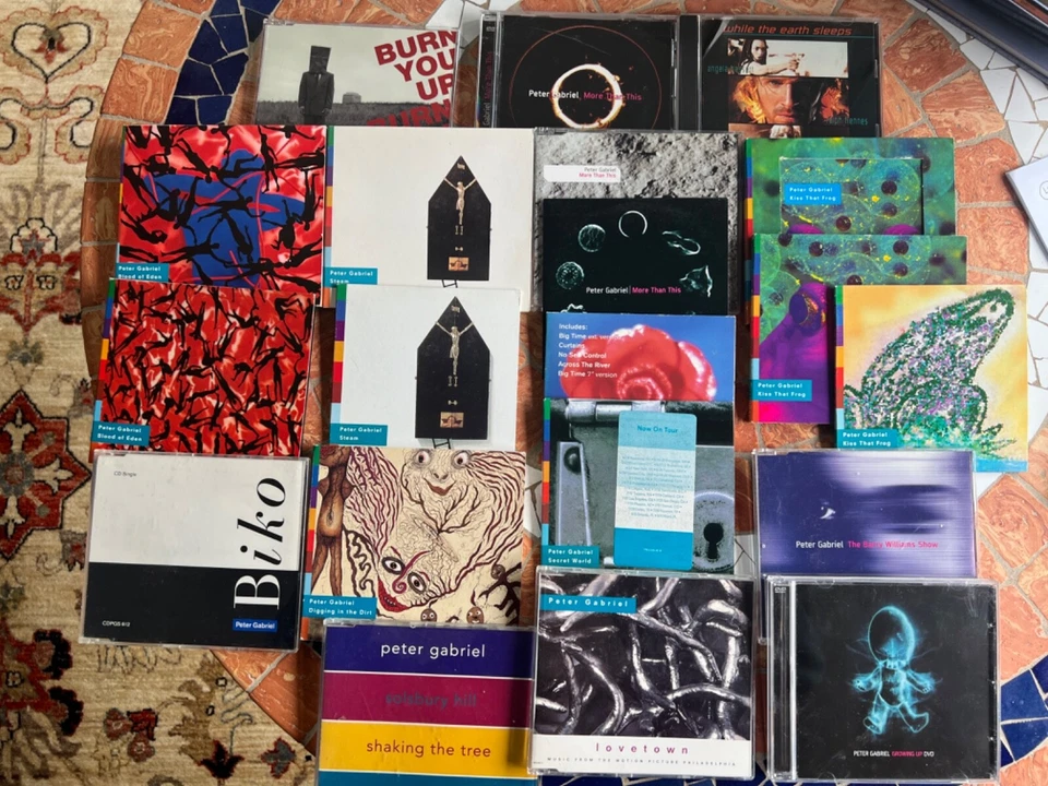 PETER GABRIEL: 21 x CD y DVD singles Foto 1 de 4