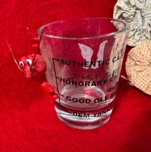 Pass A Good Time Cajun Shot Glass with Lobster Figure Authentic Honorary - Picture 1 of 4
