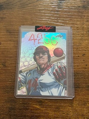 2023 Pete Rose Leaf Anime Nation Manga #ANB-77 Holo Refractor /110 - Image 1 of 2
