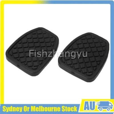For Subaru Impreza Forester Liberty BRZ Brake & Clutch Pedal Rubber Pad 1 Pair O - image 1 of 4