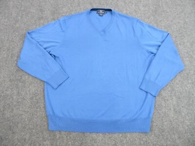 Vineyard Vines Sweater Mens Extra Large Blue Casual Preppy Wool Blend Knit - Image 1 of 4