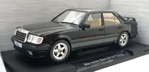 Model Car Group 1/18 Scale MCG18341 - Mercedes-Benz W124 Tuning - Black Metallic - Picture 1 of 5