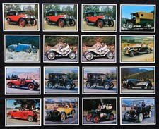 Sanitarium Collectors Cards (16), "Vintage Cars", New Zealand 1973, V.G. cond.