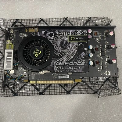 XFX Nvidia Geforce 9800GT 512MB DDR3 PCI-e Video Card PV-T98G-YNF3 PV-T98G-YN - Image 1 of 3