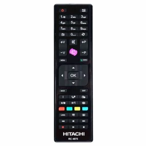 Télécommande De Télévision Hitachi D'origine Remplace RC4860 - Photo 1/1