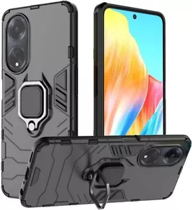 For OPPO A18 ARMOR CASE WITH STAND RING MAGNETIC HOLDER SHOCKPROOF 360 COVER TPU - Picture 1 of 17