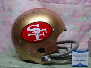JOE MONTANA SIGNED T/B "TK" 49ERS F/S HELMET HOF 2000 READ LISTING!! - Picture 1 of 7