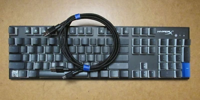 HyperX Alloy FPS RGB Mechanical Gaming Keyboard Silver Switches HK-KB1SS2A-US - Image 1 of 4