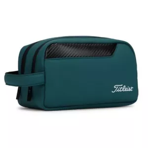 Titleist Core Essential Golf Pouch Sports Two Zipper Accessory Bag Baltic Green - Picture 1 of 1