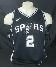 Nike San Antonio Spurs Kawhi Leonard Womens Jersey, Black/White, Sz XL 867102010