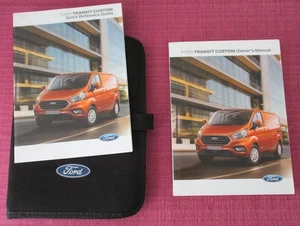 (2018 PRINT) FORD TRANSIT CUSTOM VAN (2018 - 2022) OWNERS MANUAL - HANDBOOK. - Picture 1 of 8