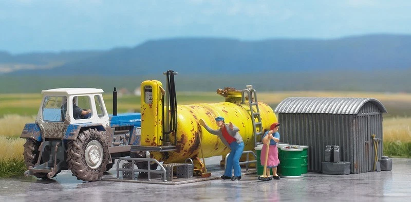 Busch 1413 H0 - Stazione di servizio diesel - Immagine 1 di 1