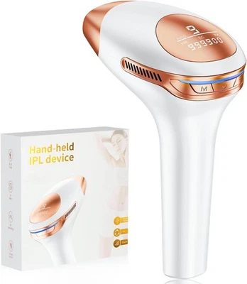 3-in-1 Laser IPL Haarentfernungsgerät | 9 Energiestufen Gesichtshaarentferner - Bild 1 von 4