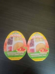 (2) Frankford Gummibonbons Lunchables Peperoni Pizza aufbaubar 3,14 Unzen BB 11/26 - Bild 1 von 5