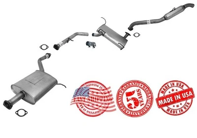Fits For 02-05 Kia Sedona Exhaust System Frt & Rear Muffler and Pipes - Image 1 of 4