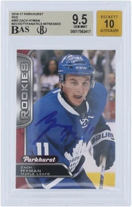 Zach Hyman Maple Leafs Signed 2016-17 Upper Deck #363 BAS 9.5/10 Rookie Card - Picture 1 of 3