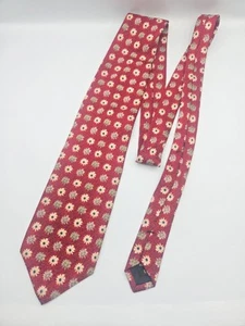 JoS A. BANK RED/WHITE/BLUE FLORAL TIE - DESIGNER TIE. - Picture 1 of 5