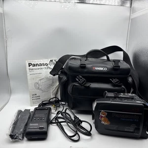 PANASONIC PV-IQ205D Palmcorder IQ VHSC 14x Zoom Camcorder No Battery Camera Only - Picture 1 of 10