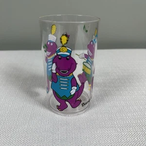 Vintage 1992 Barney Kids Plastic Cup - The Lyons Group - Very Good Condition - Picture 1 of 5