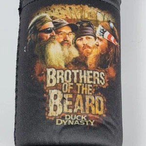 DUCK DYNASTY "Brothers of The Beard" Bottle Sized Beverage Insulator Koozie New - Picture 1 of 8