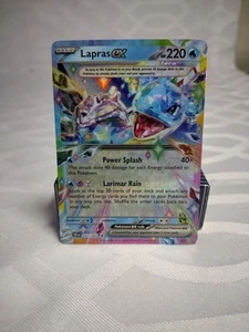 Pokemon Lapras EX 032/142 Sv07: Stellar Crown Holo - Imagen 1 de 2